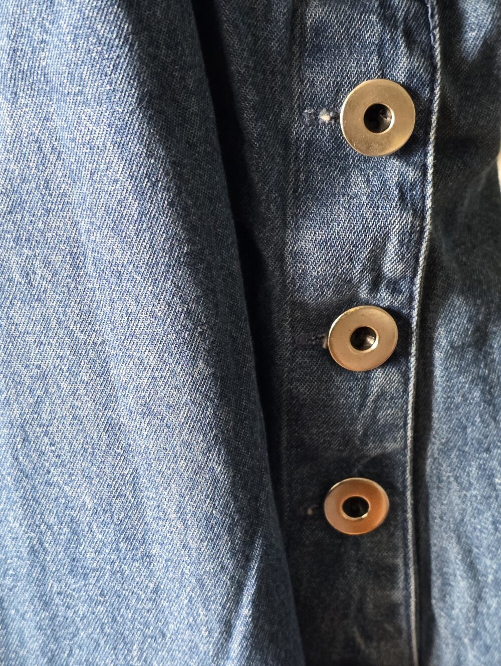 Fashion Bug Light Blue Denim Jumper Dress - Picture 6 of 6